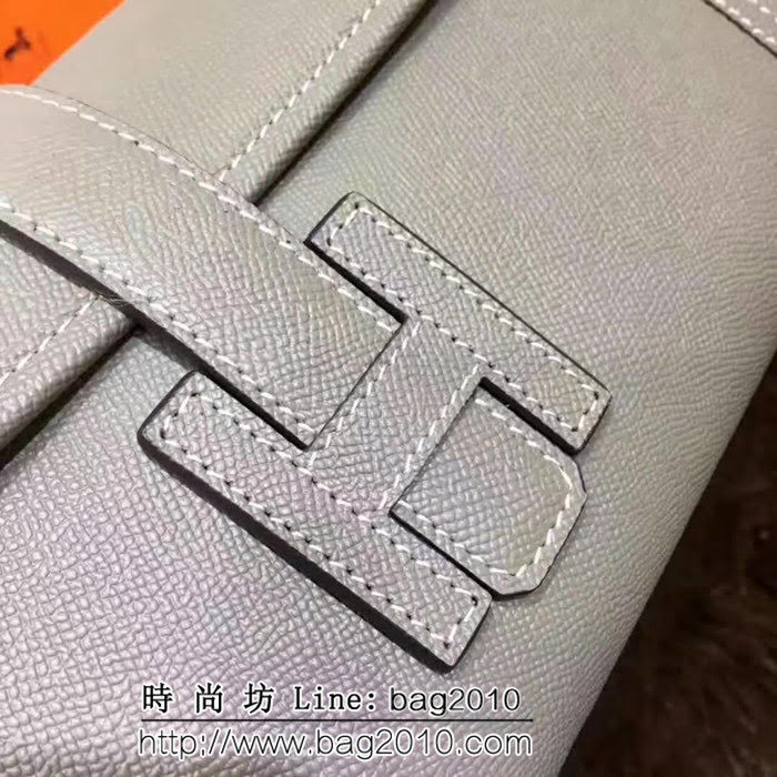 HERMES愛馬仕 四季百搭實用款 原版Epsom皮 Jige 女士手抓包 JD1124
